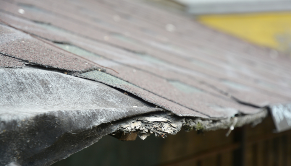 Bloomington Roofing wind damage repair (shingle blow-off) services - Bloomington