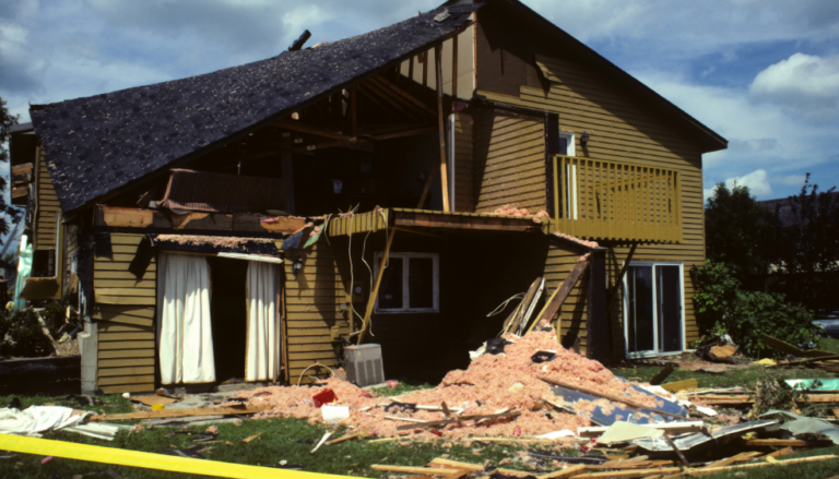 Tornado damage repair