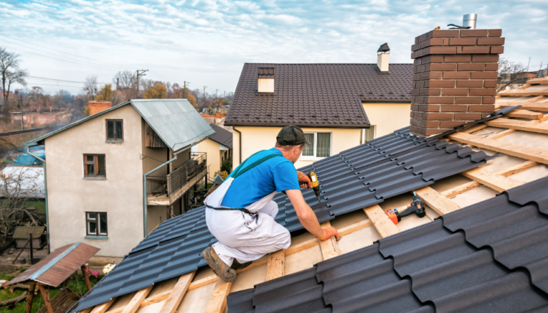 Metal roofing installation